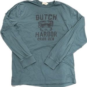 J. Crew Vintage Graphics Mens long sleeve crab top